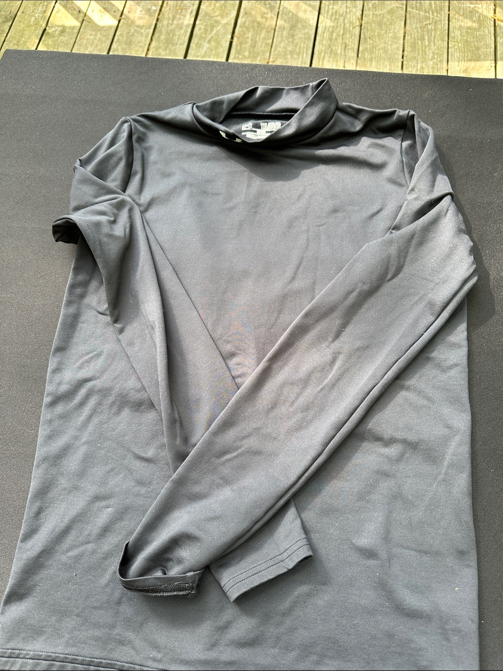 Under Armour Black Mock Neck Long Sleeve Top